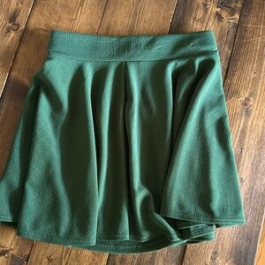 Green skirt